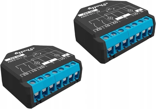 Shelly Plus 2PM 2-Kanal WLAN-Funkschalter mit Strommesssensor - 2-er Pack