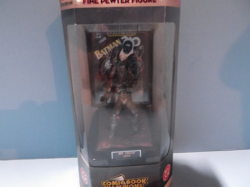 1995 Comic Book Champions Fine Pewter Statue Mr freeze 5"in Statue "Box Issues" - Picture 2 of 11