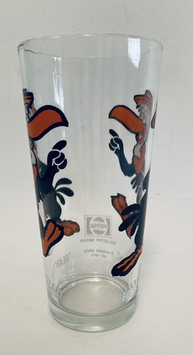 Beaky Buzzard Vintage Looney Tunes Warner Bros Pepsi Collector Series 1973 Glass - Picture 4 of 10