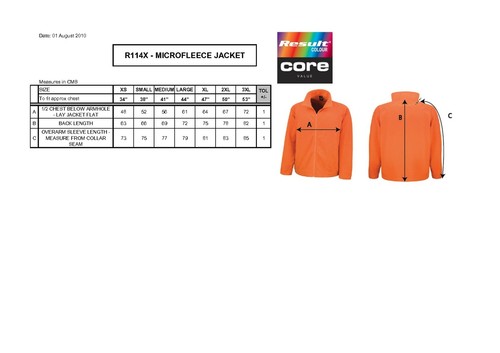 RESULT Herren Fleecejacke Micro Fleece Jacke schnelltrocknend XS-3XL 114X NEU - Bild 2 von 11