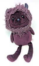 Jellycat Gibbles Monster Dark Purple Retired Rare Plush Doll Smoke Free Home