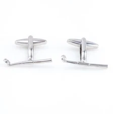 Dentist Mirror Orthodontist Pair Cufflinks Wedding in Gift Box & Polishing Cloth
