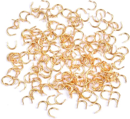 200 un. Horquilla giratoria de pesca en forma de U de latón de hoja fácil para pesca con señuelos - Imagen 7 de 28