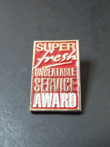 Super Fresh Grocery Employee Service Award Lapel Pin ** YOU CHOOSE** - Picture 2 of 10