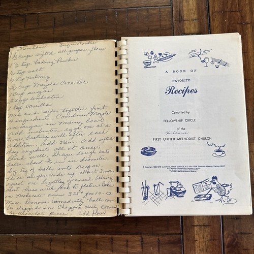 First United Methodist Church BOOK OF FAVORITE RECIPES COOKBOOK Hubbard TX 1979 - Imagen 5 de 18