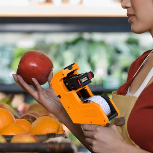 8 Digits Price Numerical Tag Gun Label Date Maker MX-5500 with Sticker Label Ink - Picture 9 of 14