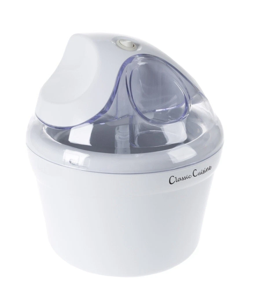 Classic Cuisine Ice Cream Maker, Sorbet, Frozen Yogurt - 1 Quart - White
Opens in a new window or ta