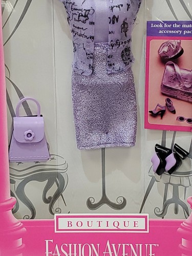 Barbie Fashion Avenue Boutique #18126 lila Rock oben durchsichtig Bluse Neu im Karton - Bild 3 von 5