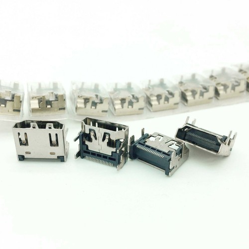 10pcs SMT HDMI PCB Connector 19 Pin HDMI Female Jack Socket SMT Connector Female - Picture 2 of 4