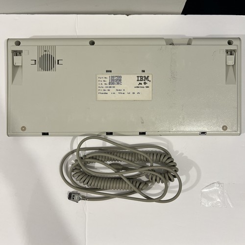 Genuine 1984 IBM Model M Mechanical Spring Keyboard PS/2 (UNTESTED, FOR PARTS) - Picture 3 of 4