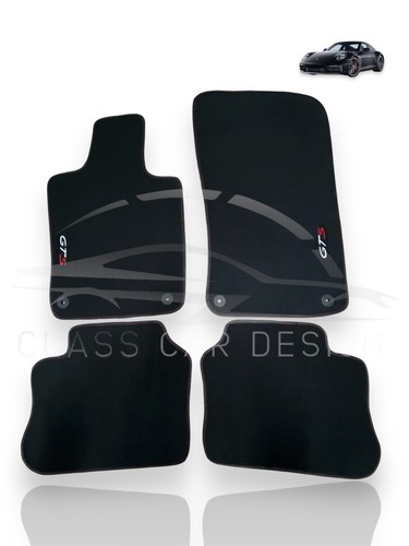 Carpet Floor Mats For Porsche Panamera Macan Cayenne Boxter 911 718 Taycan - Picture 8 of 13