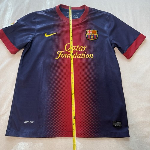 BARCELONA 2012 2013 HOME FOOTBALL SHIRT SOCCER JERSEY NIKE S Small Men Messi 10 - Picture 4 of 7