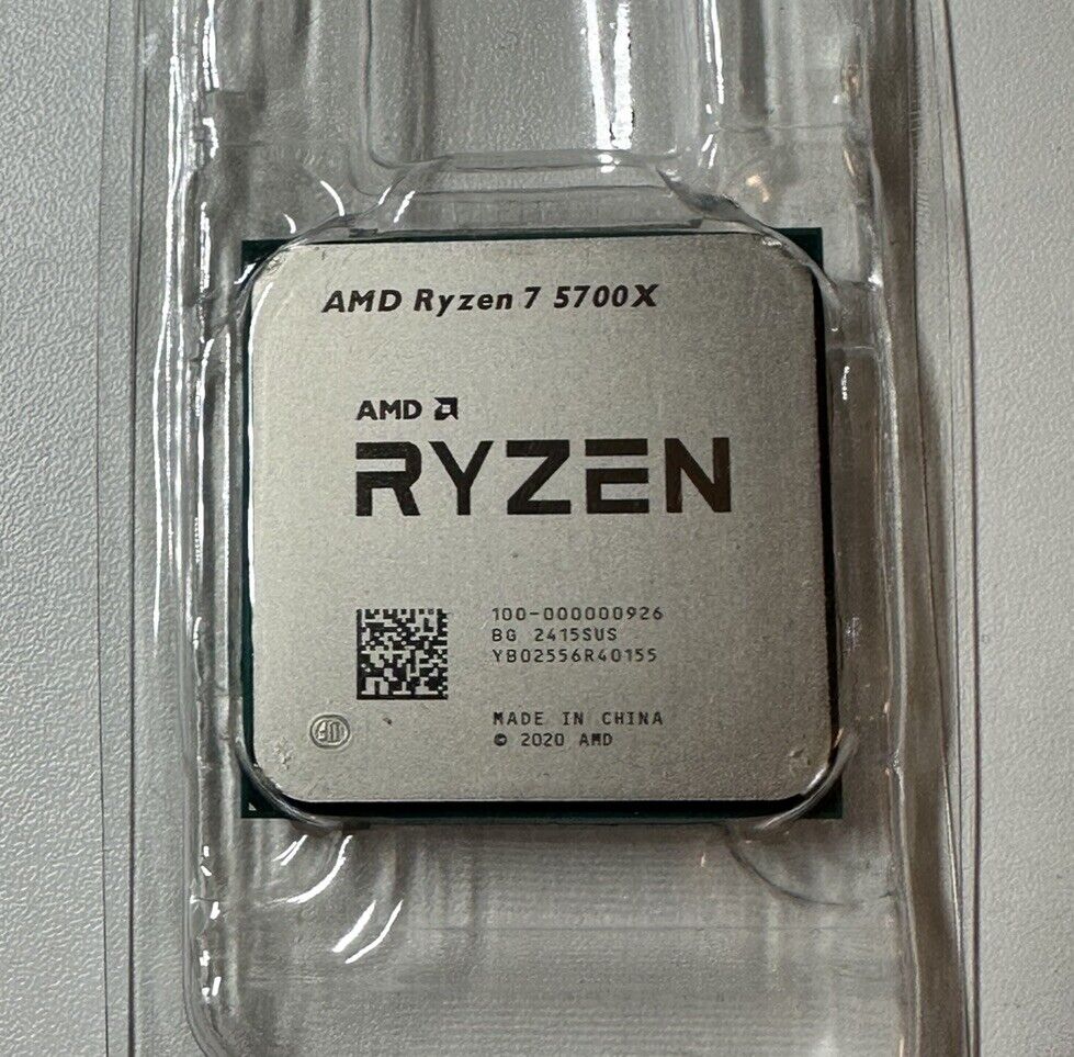 NEW AMD Ryzen 7 5700X 8-Core 16-Thread 3.4GHz Socket AM4 CPU Processor