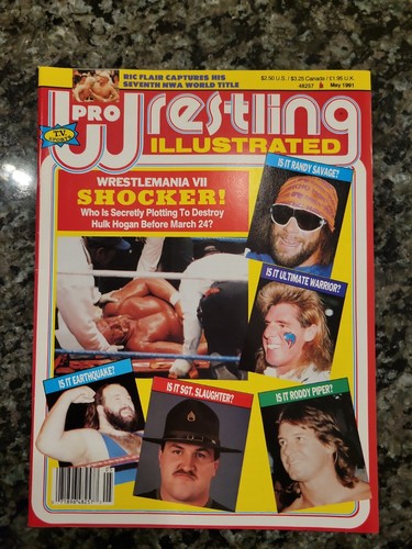 Wrestling Pro illustriertes Magazin Mai 1991 Randy Savage Ultimate Warrior