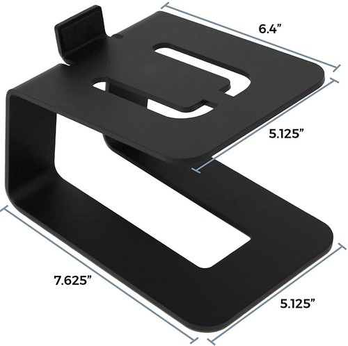 Desktop Speaker Stand Studio Monitor Riser Audio Bracket for Bookshelf Speakers - Picture 12 of 14