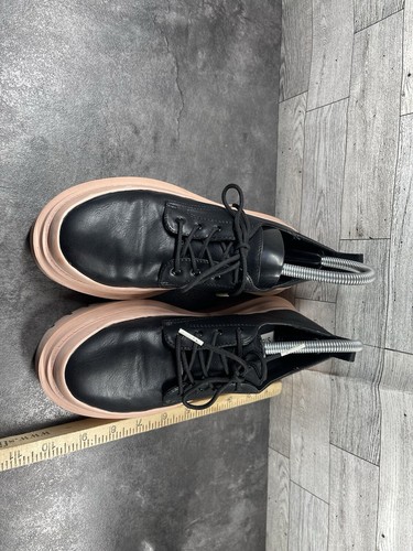 Steve Madden Oxford Mujer 6M Malene Zapatos Rosa Negro Charol Plataforma Con Cordones - Imagen 6 de 18