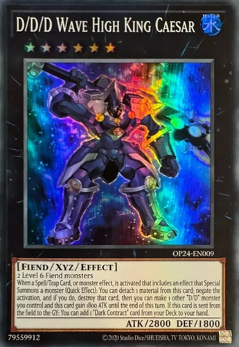 D/D/D Wave High King Caesar OP24-DE009 Super Rare Unlim