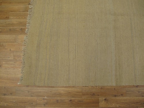 Genuine 6'7" x 9'8" Flat Woven Kilim Wool Area Rug Area Rug Carpet - Picture 8 of 12