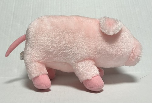 Vintage rosa Schwein Kuscheltier Plüschtier 10 Zoll lang von Dan Brechner - Bild 4 von 9
