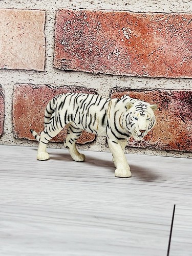 Weißer bengalischer Tiger Figur Jungtier Baby Papo Tier Bronx Zoo Geschenk Posten Katzenspielzeug Safari - Bild 8 von 24