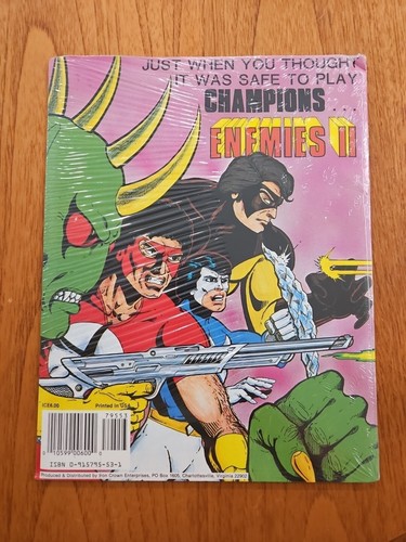Enemies II by Bruce Harlick (1986, Trade Paperback, Reprint) ICE Hero Games - Picture 2 of 3