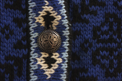 Damen LL Bean Fair Isle Norweger Pullover Strickjacke skandinavisch Cottagecore Bo - Bild 5 von 8
