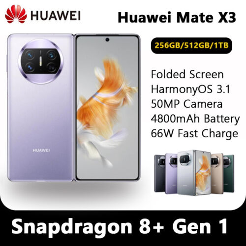 Huawei Mate X3 Snapdragon 8+ Gen 1 NFC 66W Charge 50MP 512GB/1TB HarmonyOS 3.1 - Afbeelding 1 van 21