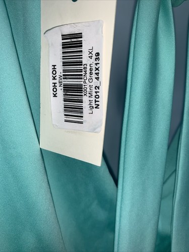 KOH KOH Sexy Sleeveless Summer Formal Gown Formal Dress Light Mint Green Sze 4XL - Picture 4 of 8