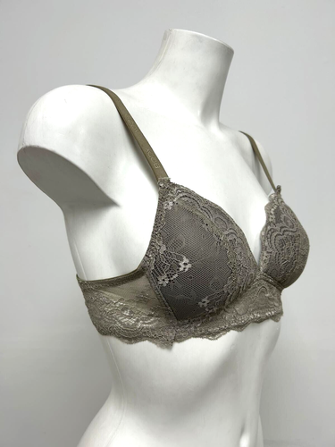 Ex M&S Ladies NEW Non Wired Padded Lace Bra 2 Colours Size 34B - Picture 7 of 12