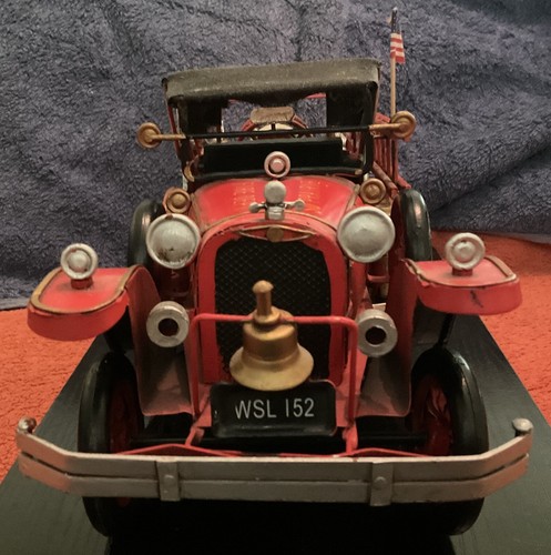 Feuerwehr Blechmodell L. 38 cm, B. 14 cm, H. 14 cm, - Bild 3 von 12