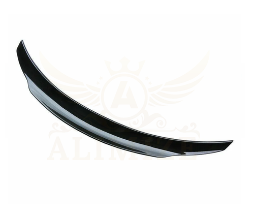 Per Mercedes W117 C117 CLA 45 AMG Nero Lucido Posteriore PSM Ducktail Stivale Spoiler Labbro - Foto 7 di 9