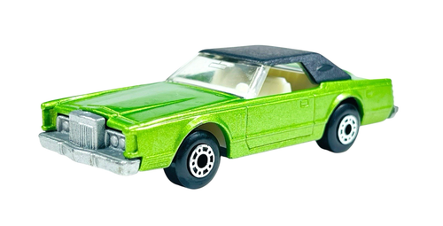 Matchbox Lesney Superfast Bulgaria MB28 Metallic Light Green Lincoln Continental