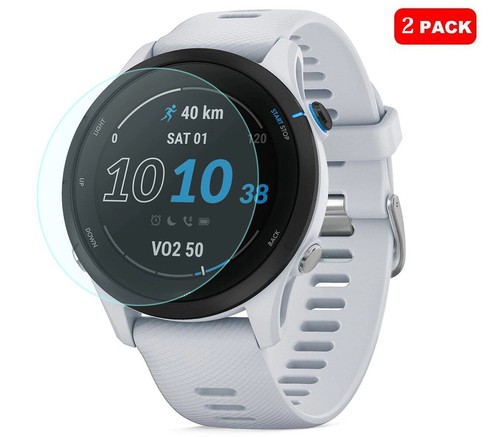 2 x für Garmin Forerunner 255 Hartglas Displayschutzfolie Smartwatch Cover - Bild 1 von 10