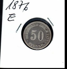 50 PF Kaiserreich Sie Wählen  1875 bis 1877  ab 5 auktionen  portofrei 