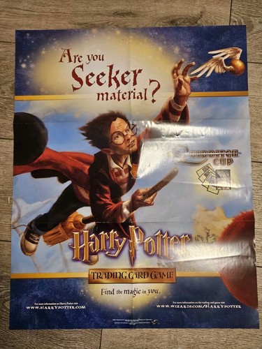 Harry Potter Promo TCG Poster Quidditch Cup Unused WOC 2001 22' x 28 ...