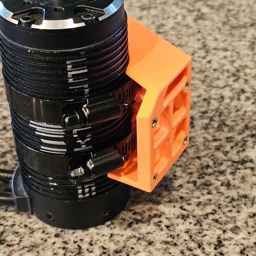 HyperFlow Fans DUAL V8 40mm RC COOLING FAN MOUNT TWIN COMPATIBLE w/ TRAXXAS XRT - Picture 4 of 15