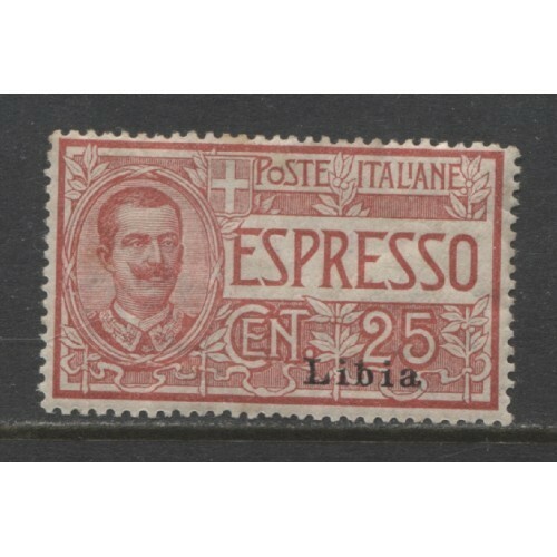 Italienische Kolonien 1915 LIBYA 25 c. Sonderlieferung mit op neuwertig*, $ 78,00 - Bild 1 von 1