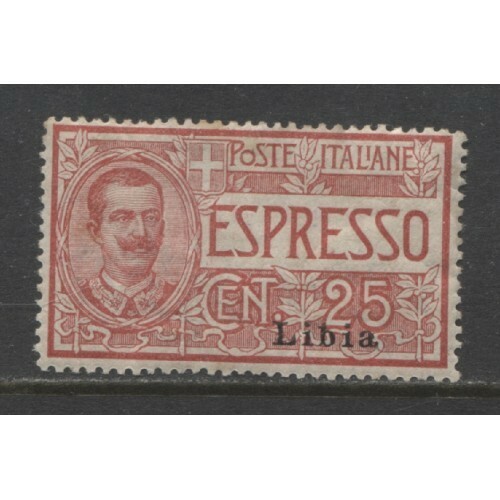 Italian colonies 1915 LIBYA 25 c. Special Delivery with op mint*, $ 78.00 - Picture 1 of 1