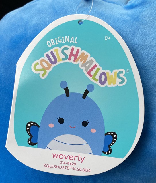 Kellytoy Squishmallows Waverly The Blue Butterfly 14 inch Plush Figure - Blue for sale online | eBay
