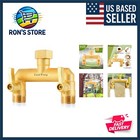 Ergonomic Heavy Duty Brass Hose Splitter - Perfect for Multiple Hose Connections