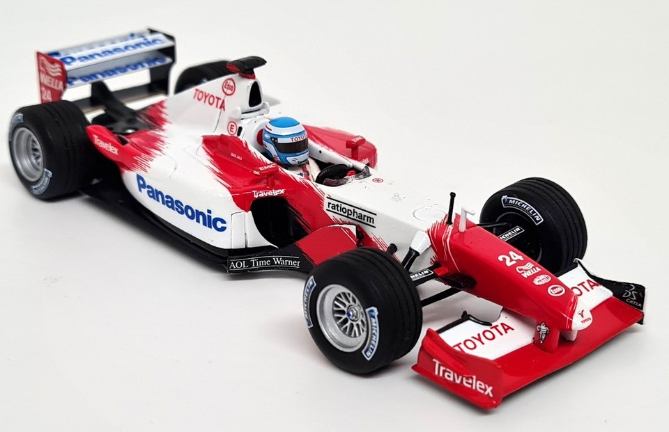 Minichamps 1/43 Toyota Racing TF102 M. Salo Diecast Scale Model F1 Car