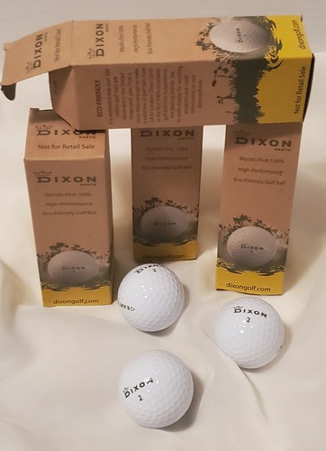 NIB 12pc Lot "Dixon" Earth #2 High Performance Dippled Eco Friendly Golf Balls - Picture 5 of 10