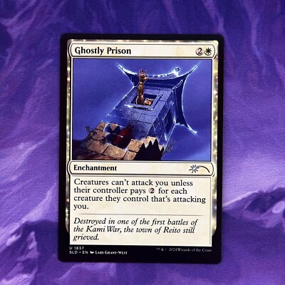 Ghostly Prison SLD 1837 SLD Secret Lair 20 Ways To Die Commander MTG Magic Karte