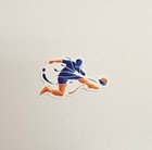 Soccer Player Shooting - Laptop Sticker / Sports Decal  