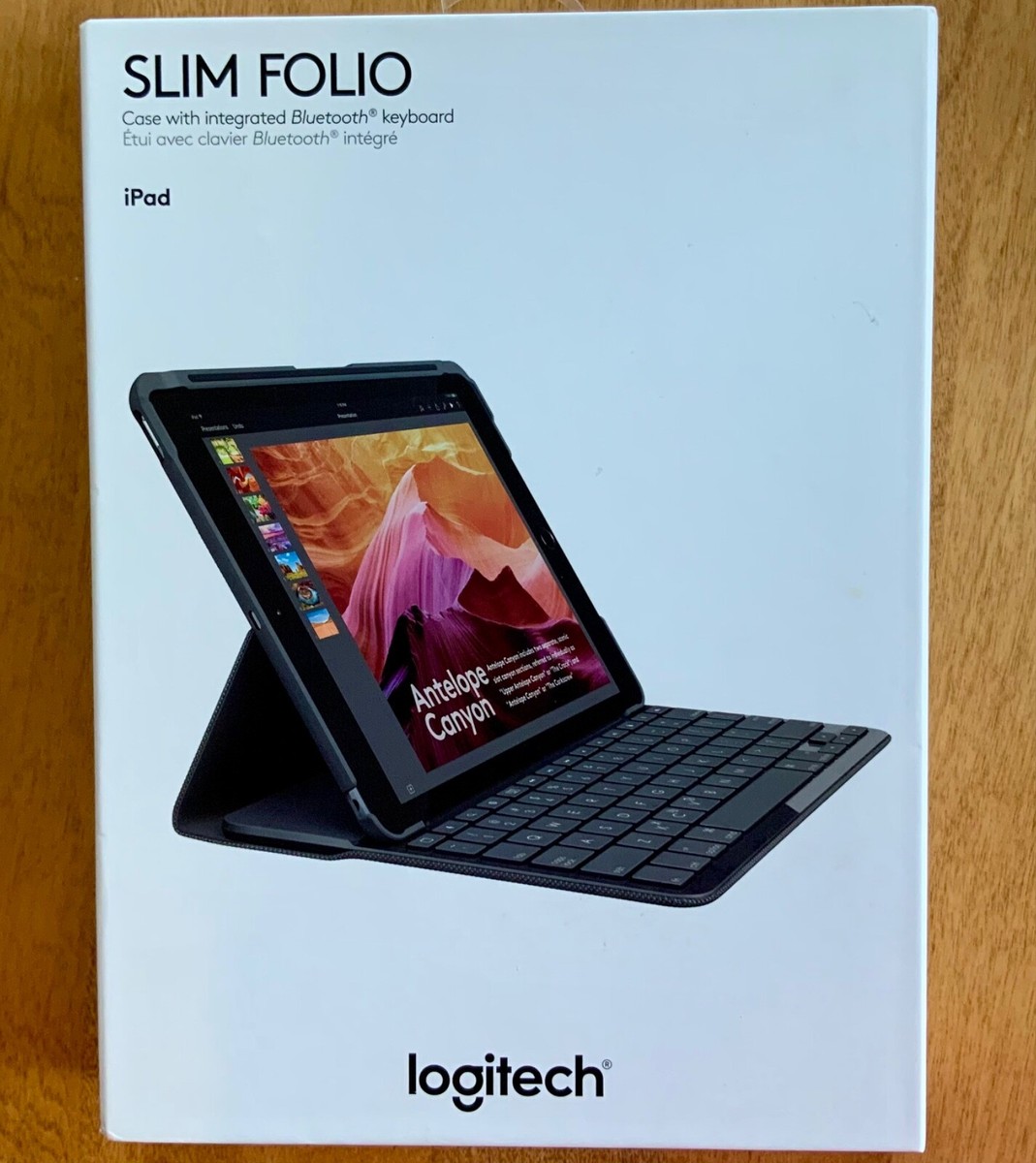 Logitech Slim Folio with Bluetooth keyboard-for 5th Gen/2017