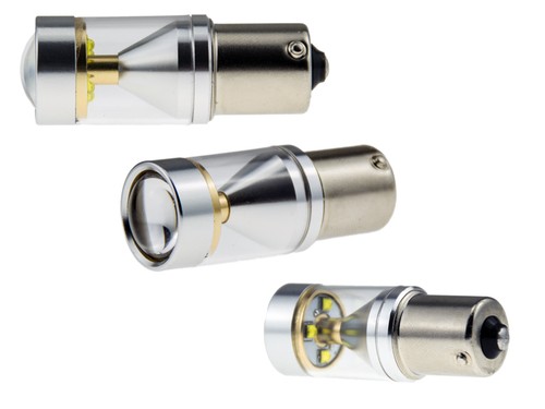 LETRONIX 2x 30 Watt LED Leuchtmittel Ba15s P21W mit CREE-XBD LEDs 6000K Weiß 12V