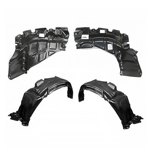 Front Fender Liner & Engine Under Cover Set w/ Clips For 2004-2006 Scion xB - Picture 2 of 7