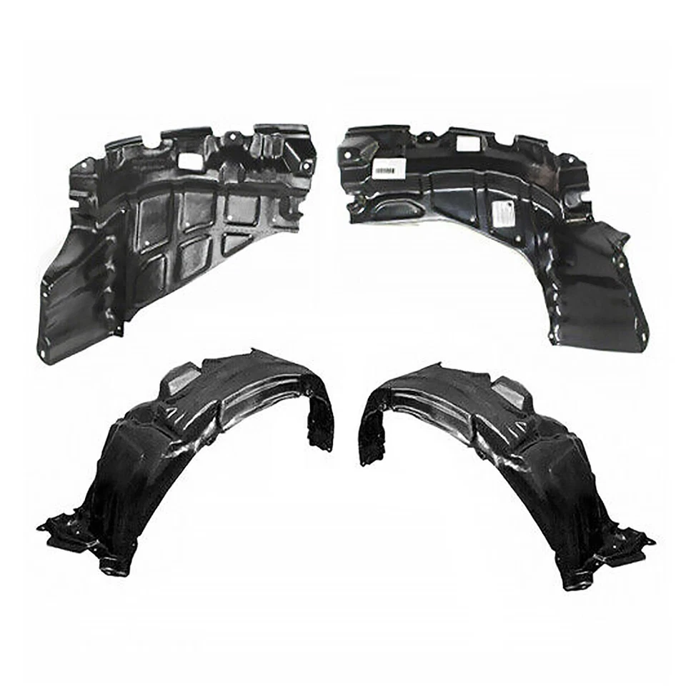 Front Fender Liner & Engine Under Cover Set w/ Clips For 2004-2006 Scion xB Foto 2 de 4