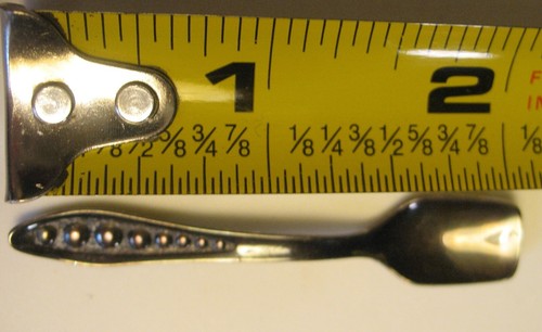 Vintage Marked Sterling W Germany Open Salt Spoon Scoop - Picture 4 of 4