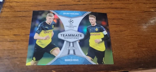 2019-20 Topps Chrome UCL Teammate Sensations Erling Haaland Marco Reus Rookie RC